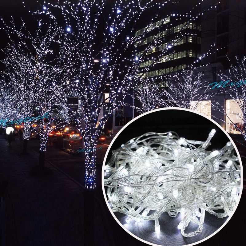 20M 200 LED LED Lichterkette Schlauch Weihnachtsbaum Deko Innen//Außen Xmas Party