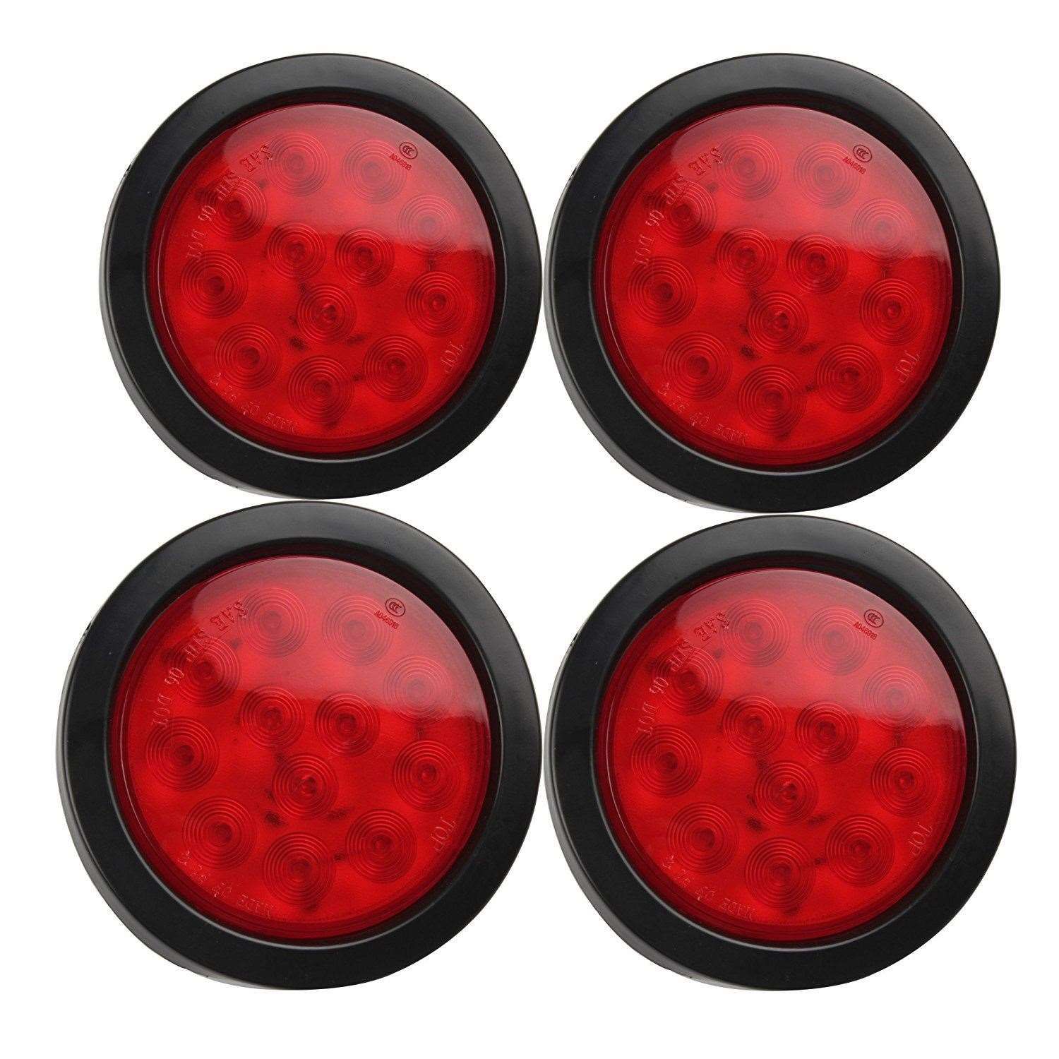 2019 4 Inch Round Red 12 Led Stop Turn Signal Tail Light For Truck Trailer Dc 12v From Erindolly360 44 62 Dhgate Com