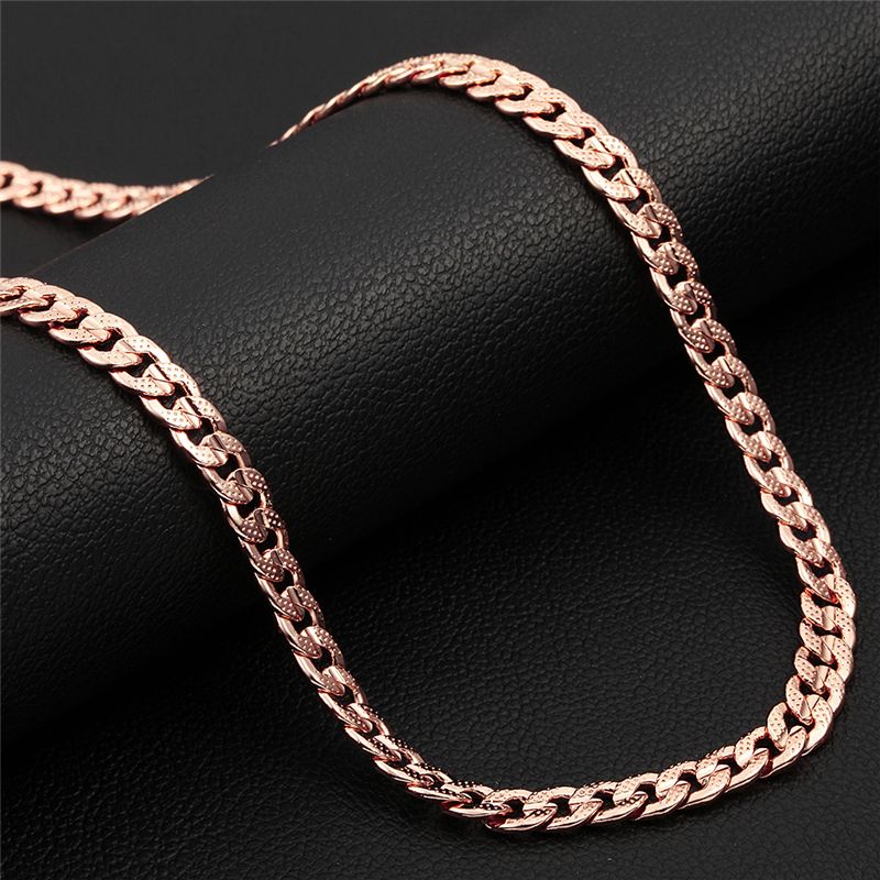 Fashion Men Women Chain Necklace 6mm 