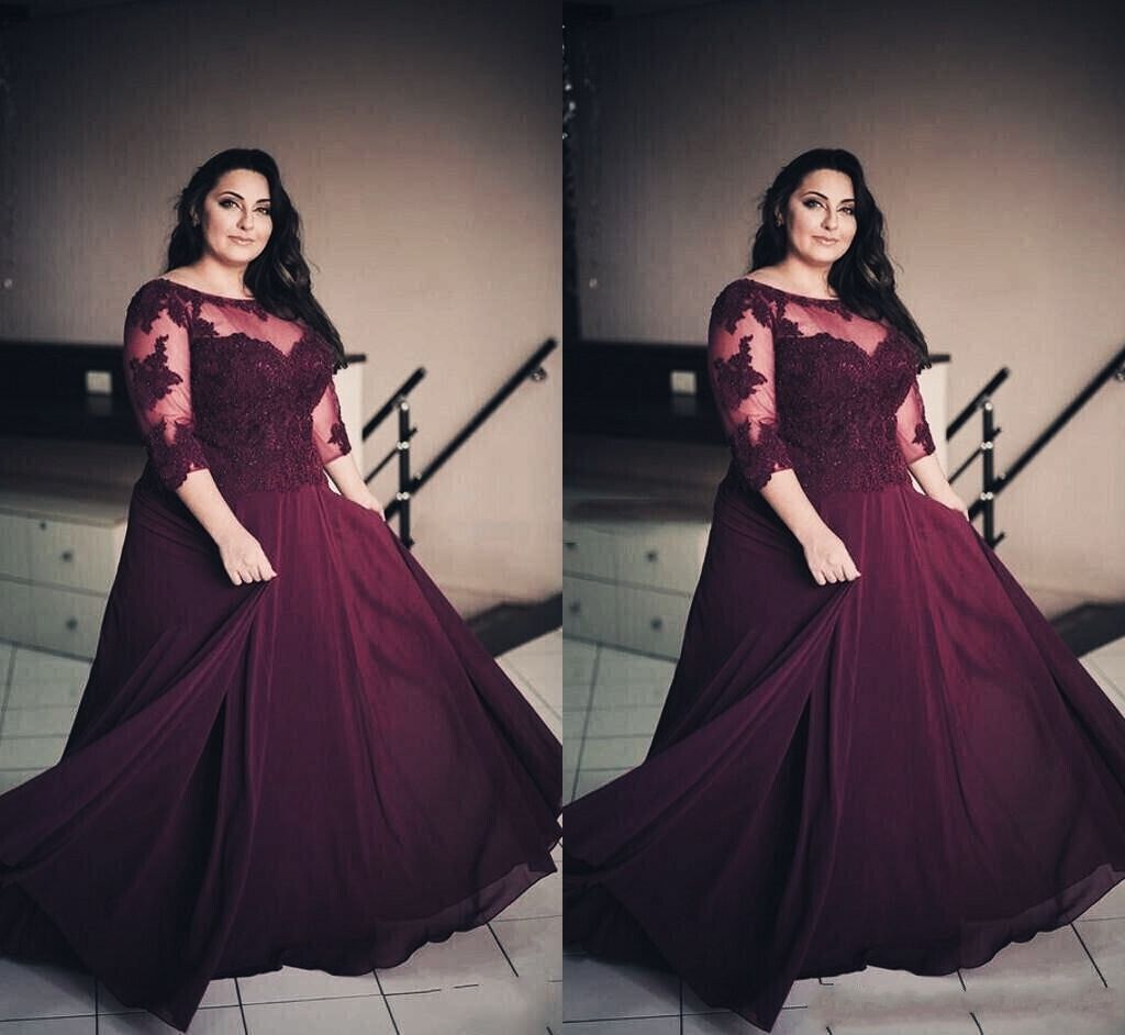 plus size long sleeve formal gowns