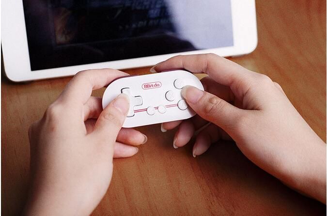 Mini 8bitdo Zero Controller Portable Bluetooth White Wireless Gamepad Shutter For Android Phones Ios For Iphone Windows Mac Os From Ecty 8 32 Dhgate Com