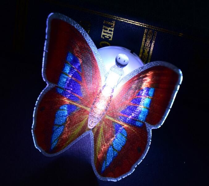 Night Lights Online Sale Colorful Fiber Optic Butterfly Nightlight LED