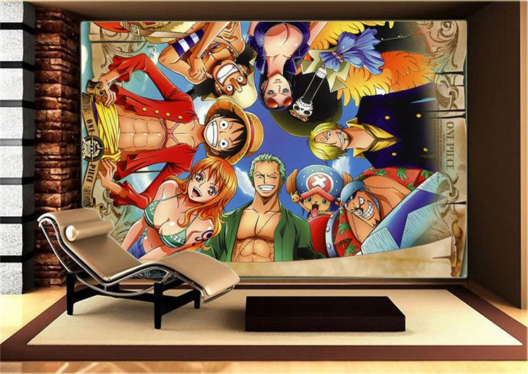 One Piece Wall Mural Japanese Anime Custom Large Photo Wallpaper