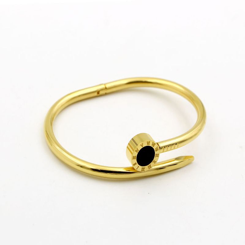 black nail bracelet