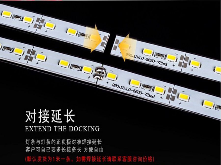 10X 0.5M 5630 SMD LED Rigid Strip lights DC 12V 36led White Warm R G B Ice Blue 10X 0.5M 5630 SMD LED Rigid Strip lights DC 12V 36led White Warm R G B Ice Blue