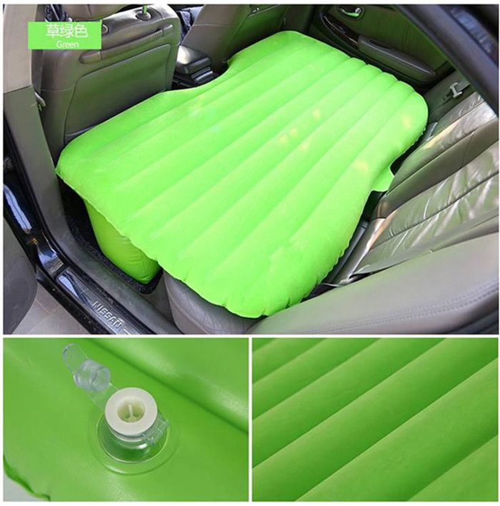 Car Travel Inflatable Bed Air Mattress With Electric Pump + Pillow For
