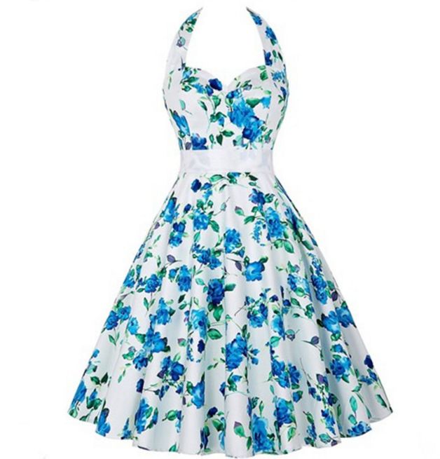 50s maxi dress