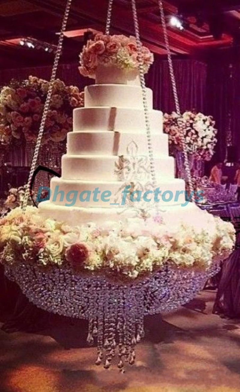 Acheter Pas Cher Nouveau Suspendus Grand Support De Gateau Support De Gateau De Cristal De Mariage Stand De Gateau De Fete Danniversaire Hotel Du 292 23 Fr Dhgate