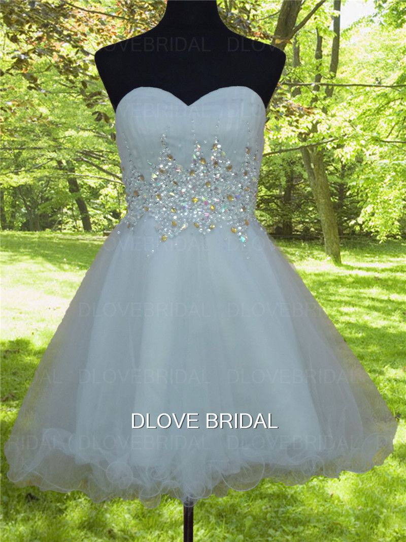 short silver prom dress