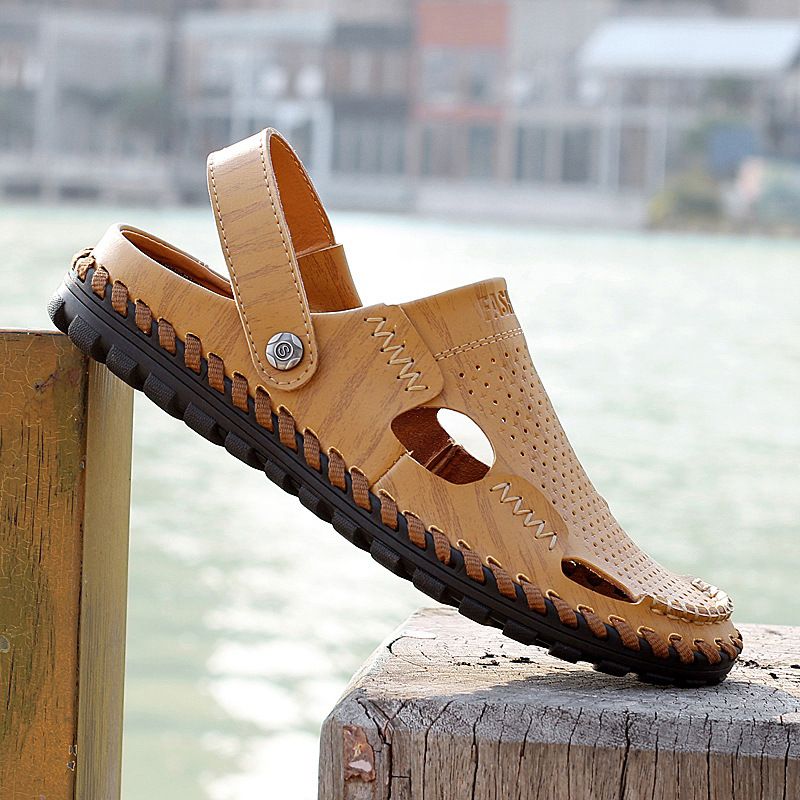 handmade leather sandals mens