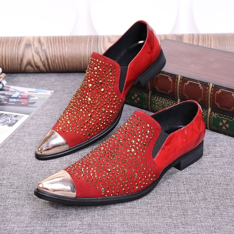 Red Dress Shoes For Men Elegant - ETP Fashion