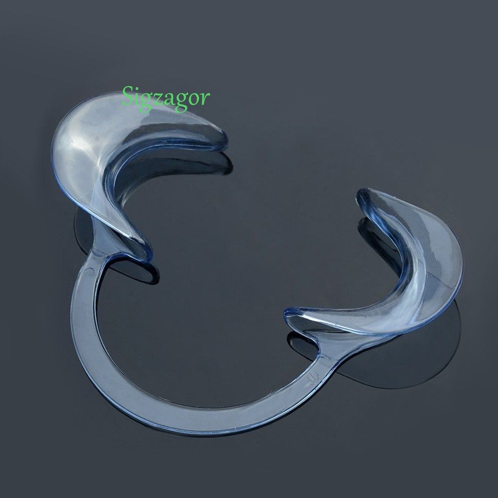 2021 SigzagorBlue Clear Mouthpieces Dental Cheek Retractor Adult Kids
