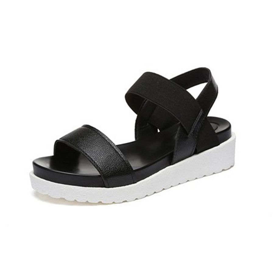 open toe sandals flat