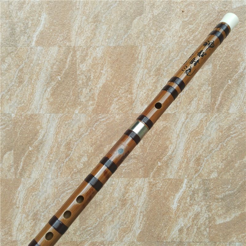 2021 LQP005 Chinese Bamboo Flute Dizi For Professional Concert Coffee