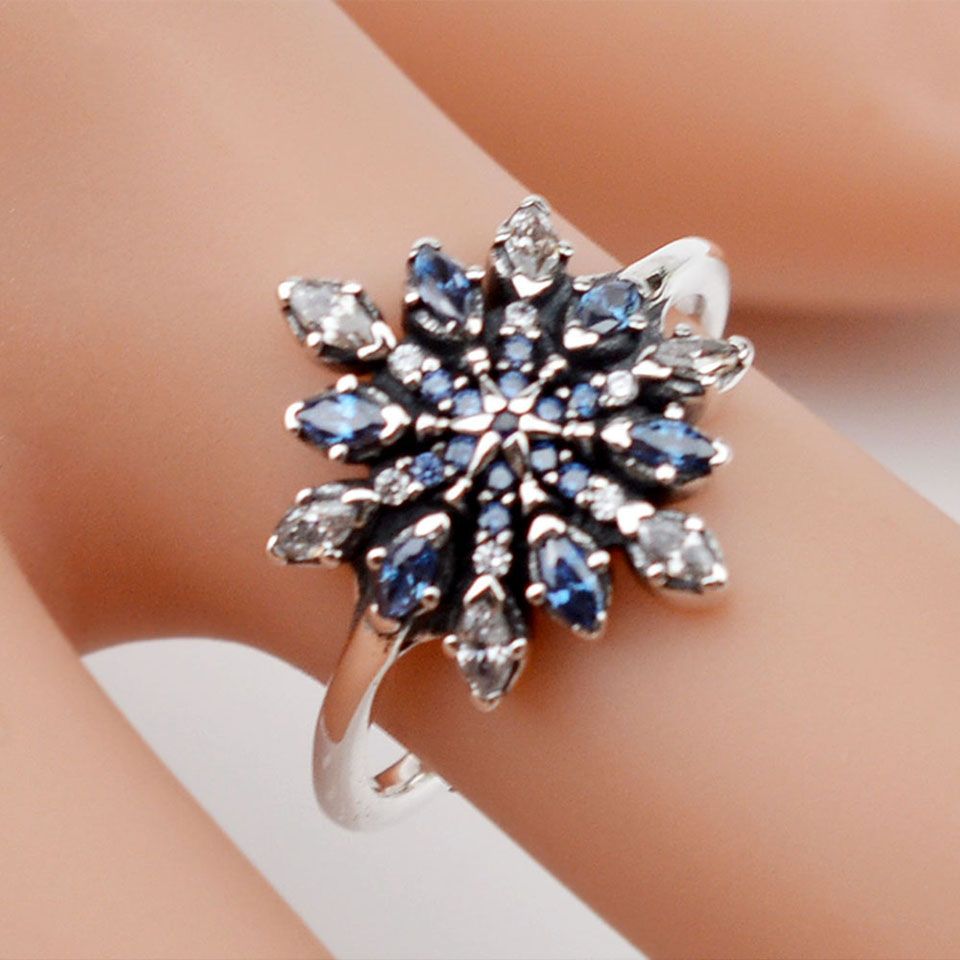 EDELL925 Sterling Silver Ring Pave 