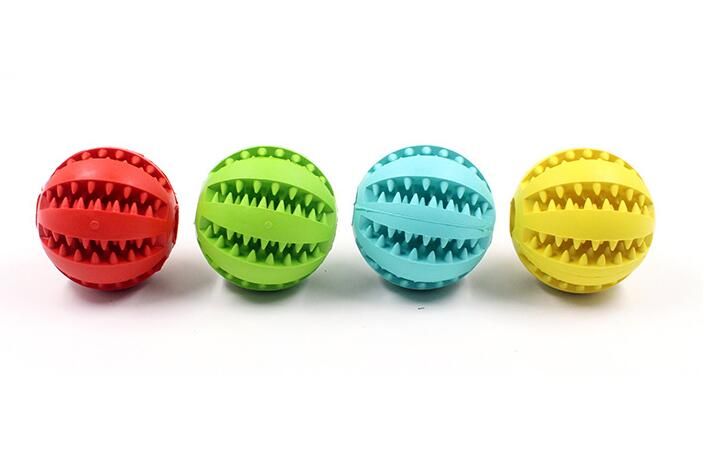 green ball dog toy