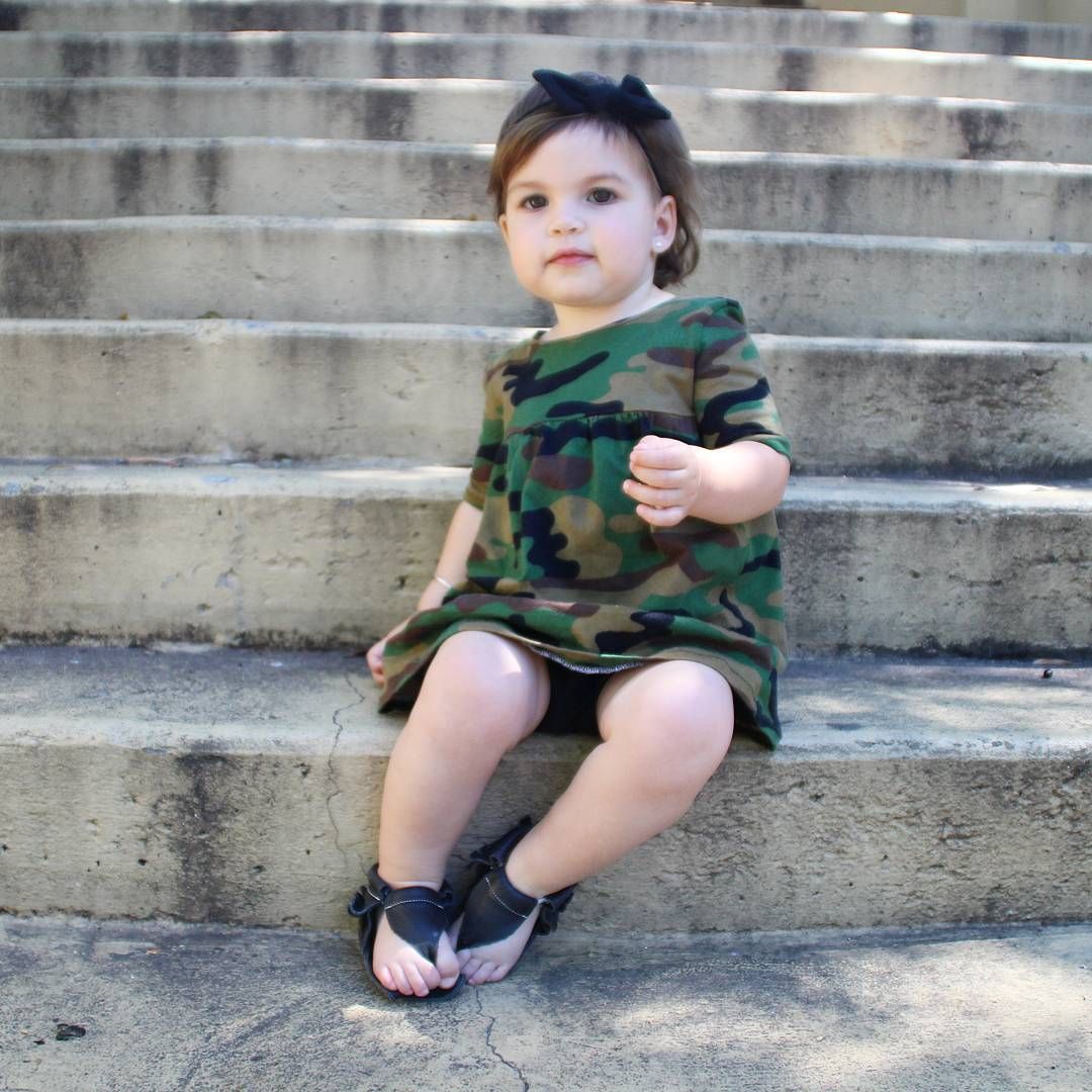 army dress for baby girl