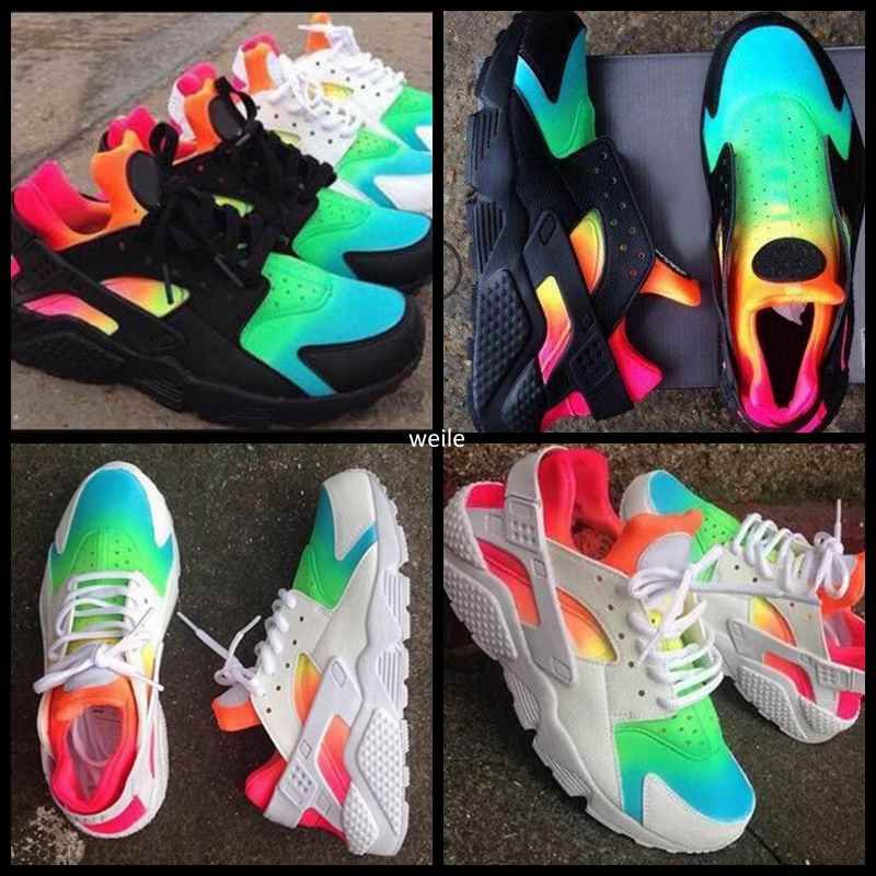 huarache rainbow shoes