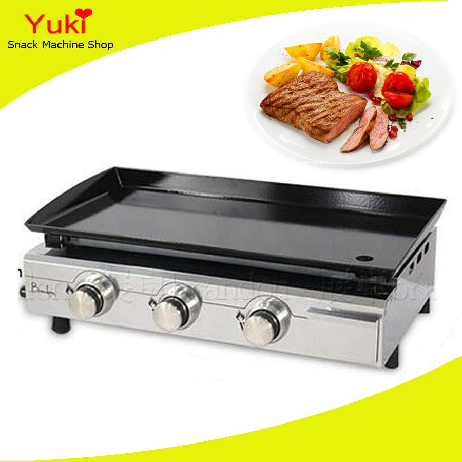 2020 Counter Top Gas Griddle Restaurant Gas Griddle Machine