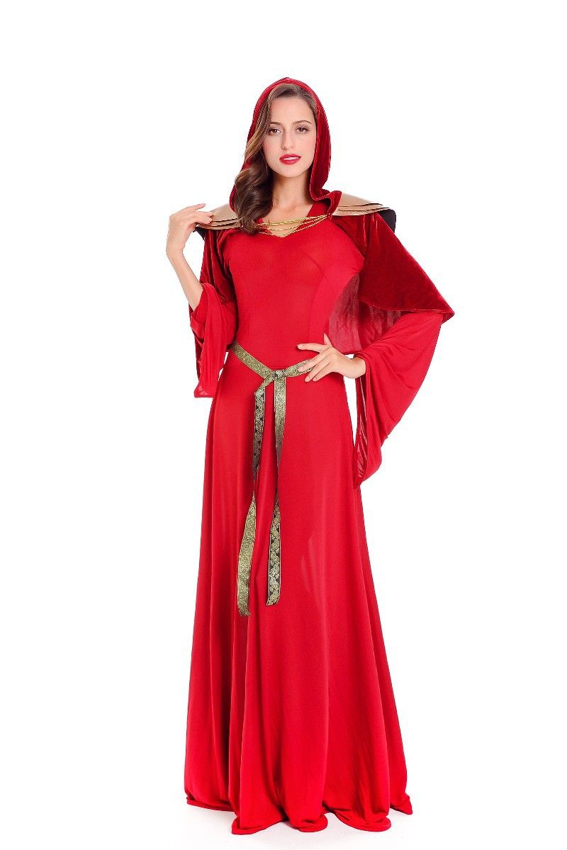 robe grecque rouge