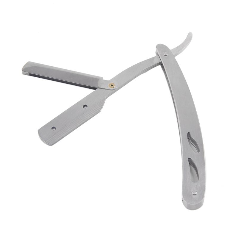 2019 Men Straight Barber Edge Steel Razors Folding Shaving Knife