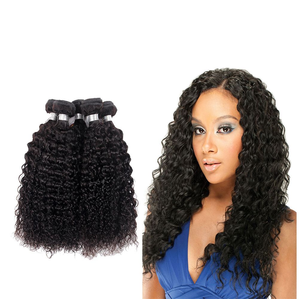 7a Grade Brazilian Afro Kinky Curly Virgin Hair Weave Bundles