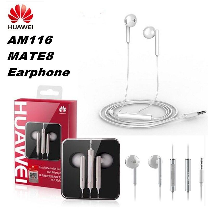 Auriculares Huawei Am116 Con Cable De 3,5 Mm En Los De Honor 
