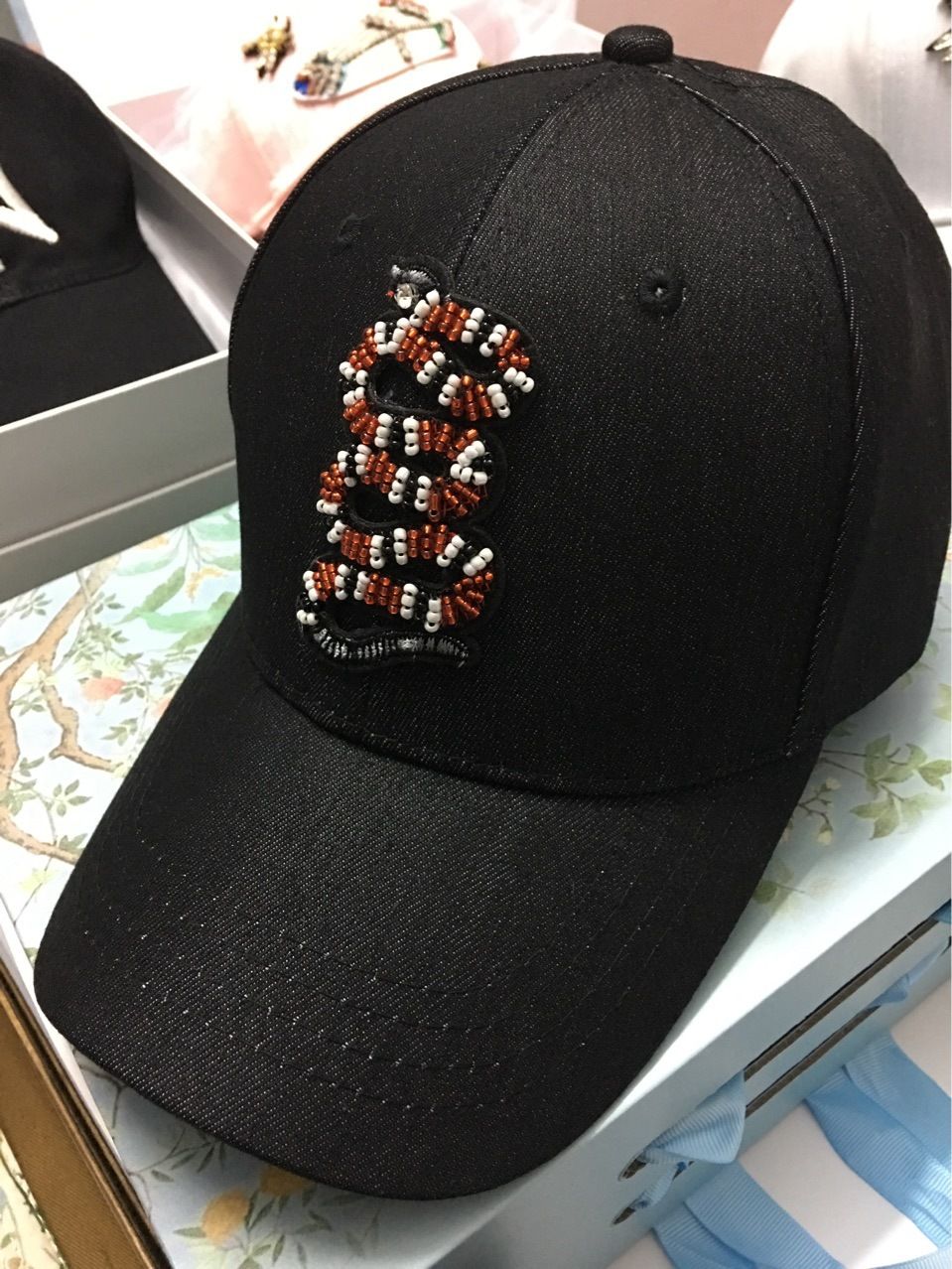 snake baseball cap