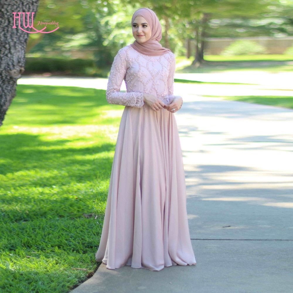 modest islamic evening gowns