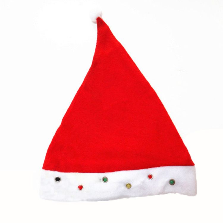 2017 New Christmas Hats With LED Lights Santas Hat Christmas Hat Santa