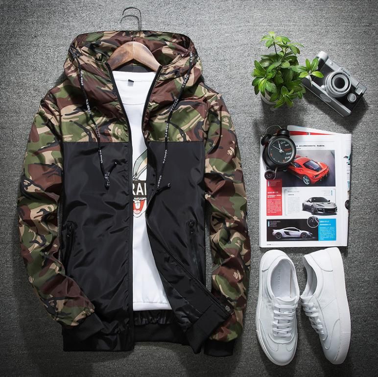 thin camo jacket