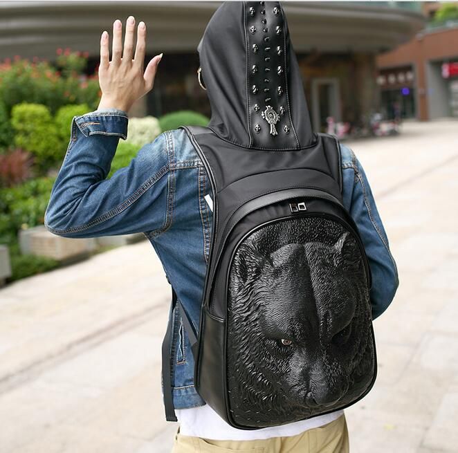 3d lion backpack