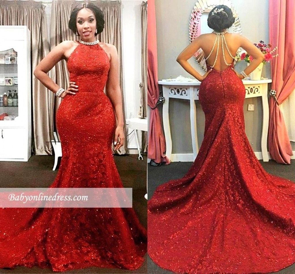 red sparkly homecoming dress