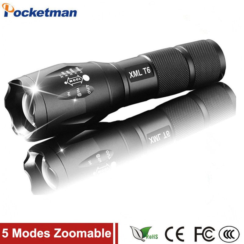 Ultrafire 6000 LM Zoomable X-XML T6 LED Flashlight 18650 AAA Battery Torch HS Ultrafire 6000 LM Zoomable X-XML T6 LED Flashlight 18650 AAA Battery Torch HS