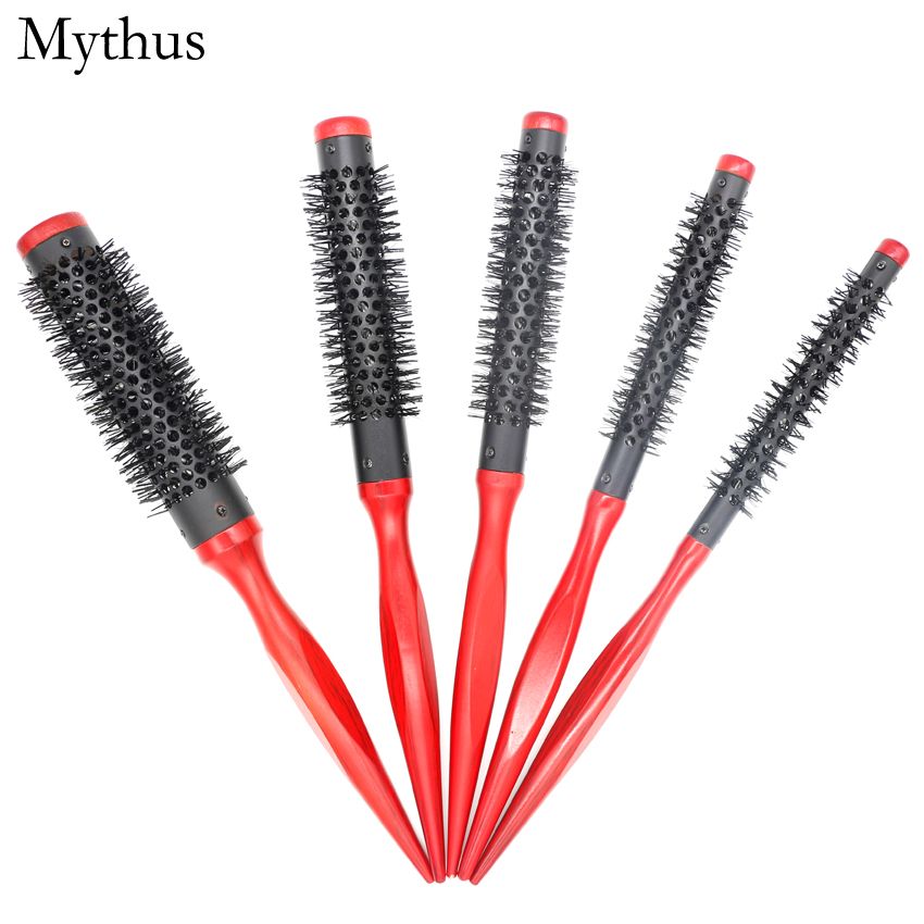 5 Size Aluminum Barrel Nylon Hair Air Round Brush Salon Styling Bangs Short Hair Buckle Small Rolling Hair Brush 5 Size Aluminum Barrel Nylon Hair Air Round Brush Salon Styling Bangs Short Hair Buckle Small Rolling Hair Brush