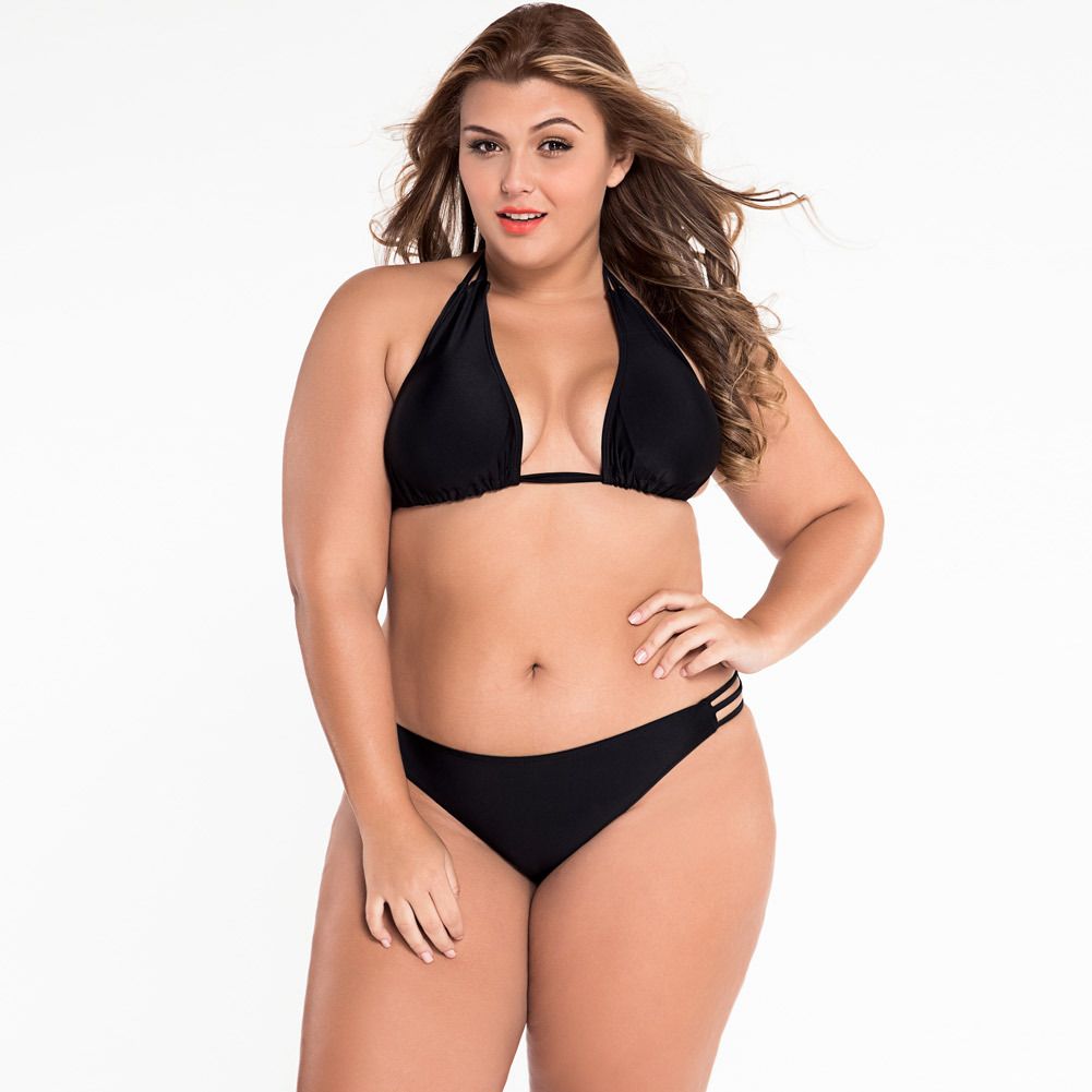 plus size women's 2 piece swimwear