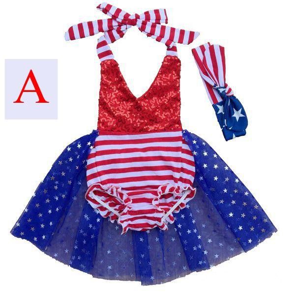 4th of july baby romper