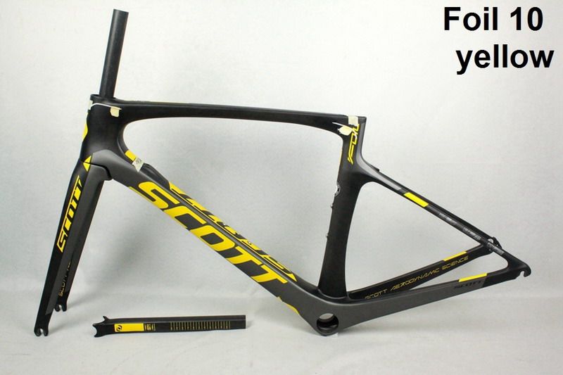 Il Telaio Di Scott 700c Di Carbonio Della Bicicletta Di Alto Performace E  La Struttura Della
