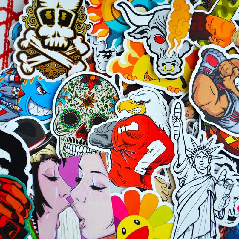 2021 Cool Graffiti Stickers Various Car Motorcycle Bicycle Skateboard Laptop Luggage Vinyl