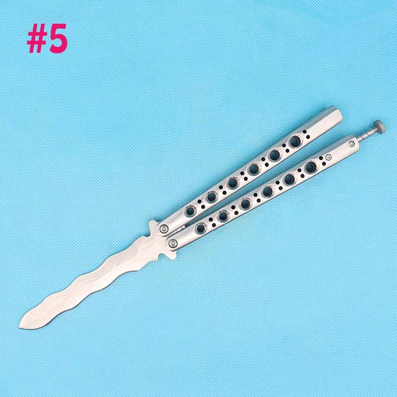 Classic Butterfly Knives Bailisong Butterfly Knife 440C Satin Blade EDC