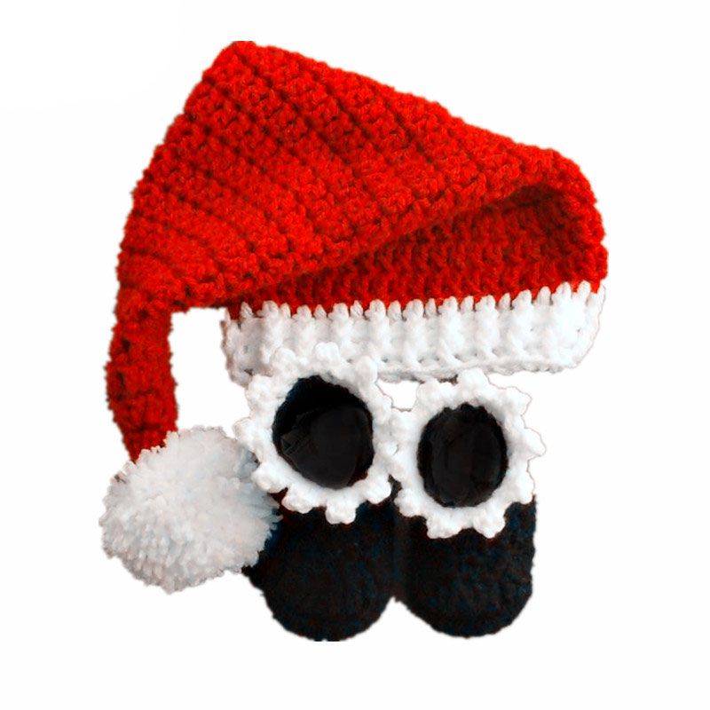 newborn christmas booties