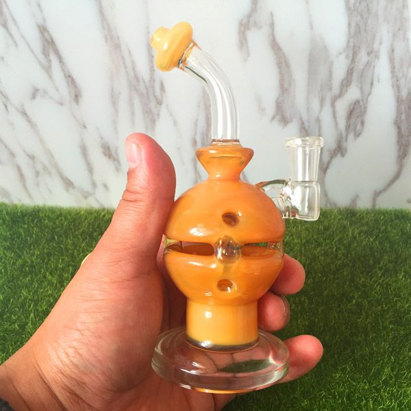 2021 Mini Fab Egg Faberge Egg Bongs Glass Water Pipes Glass Bongs Fab