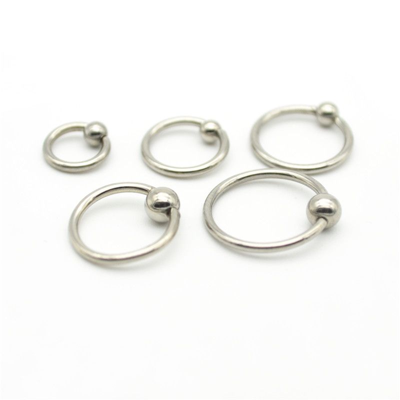 1Pc Piercings Gem Closure Lip Eyebrow Nose Ring Crystal Daith Rook Ear Septum Piercings,Black,1.2X12X3Mm
