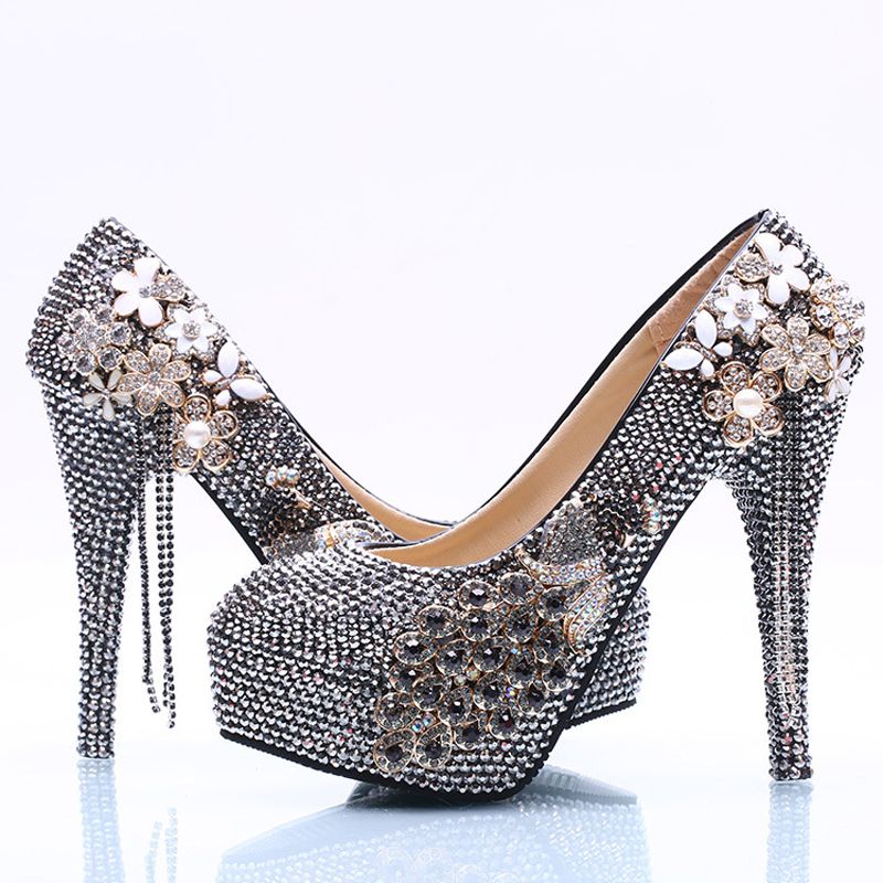 black bridesmaid shoes