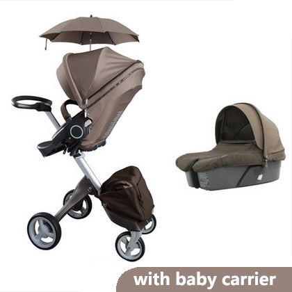 poussette poignee reglable hauteur