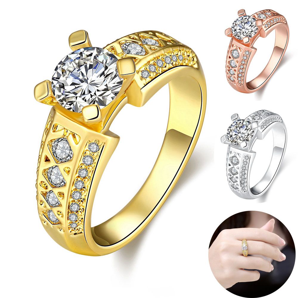 ALLIANCE MOTIF BOULES ANNEAU BAGUE PLAQUÉ OR 750//000