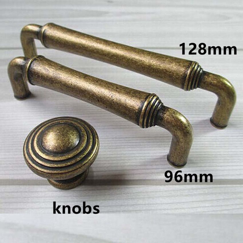 2020 96mm 128mm Vintage Style Furniture Handles Bronze Kitchen Cabinet Drawer Pulls Knobs Antique Brass Dresser Door Handles Retro From Tongchuang0819 38 6 Dhgate Com