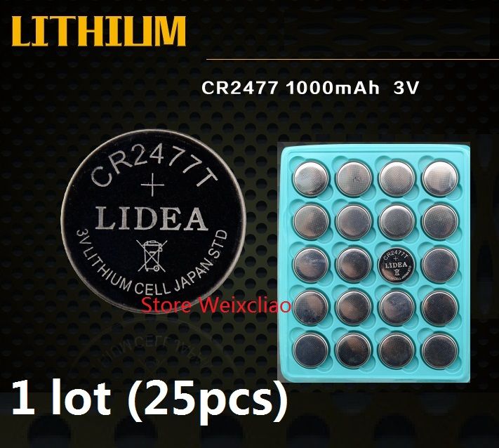 1 Cr2477 3v Lithium Li Ion Button Cell Battery Li Ion Cr 2477 3 Volt Coin Batteries Tray Package Trolling Motor Battery Van Battery From Weixcliao 29 08 Dhgate Com