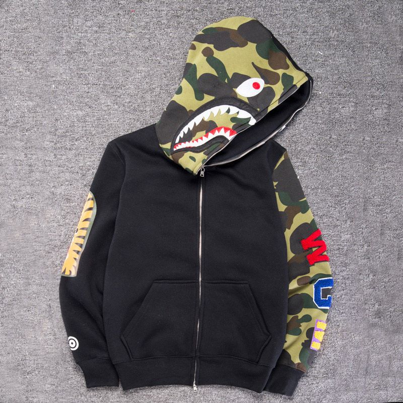 Acquistare 2017 / Inverno Manica Cappello Denti Di Squalo Con Cappuccio  Camouflage Autunno Felpe Cappotto Di Marca Stampa Tura Soprabiti Mens  Designer Plus Grigio Taglia XL Economico | Consegna Veloce E Qualità |  DHgate Italy