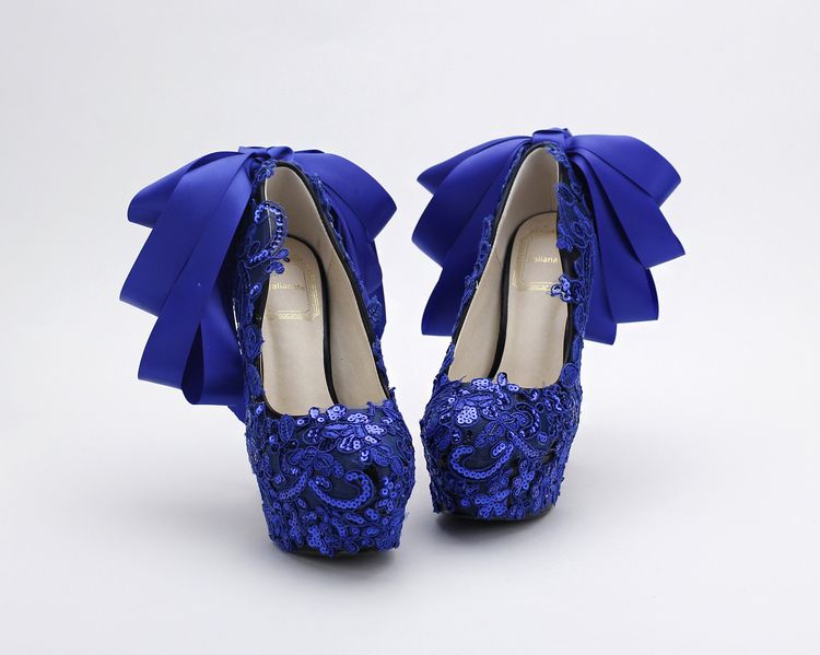 royal blue bridesmaid shoes
